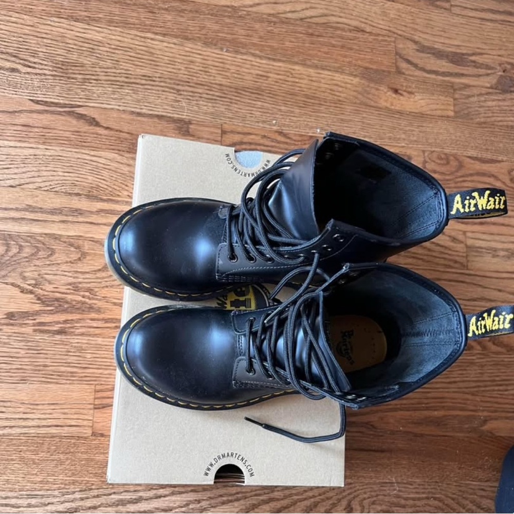 Dr. Martens Black Leather Boots
